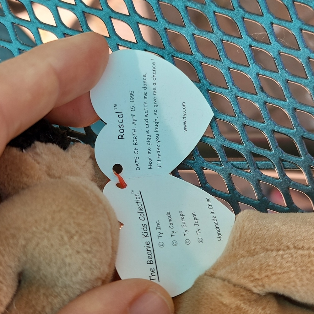 TY Beanie kids "Rascal". - Picture 5 of 6
